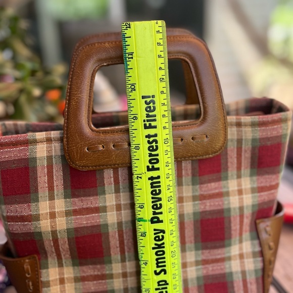 Longaberger Orchard Park Plaid Purse - Picture 9 of 9